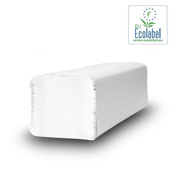 INPOSAN ručník Z-Z Comfort LUX bílý, 2vrstvý, celuloza, 3200 ks